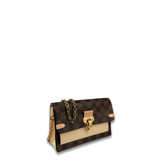Louis Vuitton Damier Ebene Vavin Chain Wallet