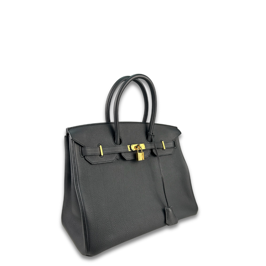 Hermès Togo Birkin 35 Plomb