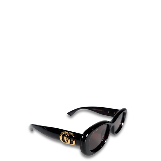 Gucci Tortoiseshell Oval Sunglasses