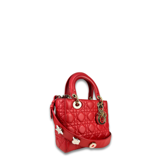 Dior Red Small Lady Dior