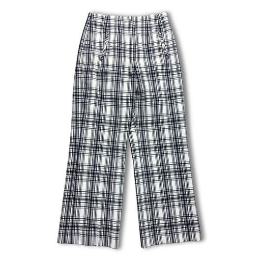 Veronica Beard Blue Plaid Vest/Pants Set- Size 2
