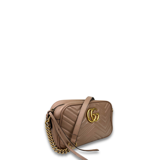 Gucci Dusty Rose Marmont Small Camera Bag