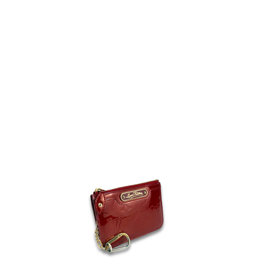 Louis Vuitton Red Vernis Key Pouch