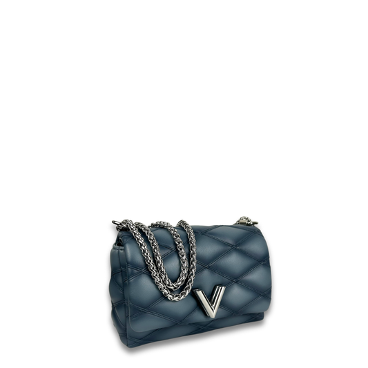 Louis Vuitton Malletage GO-14 PM Bleu Denim