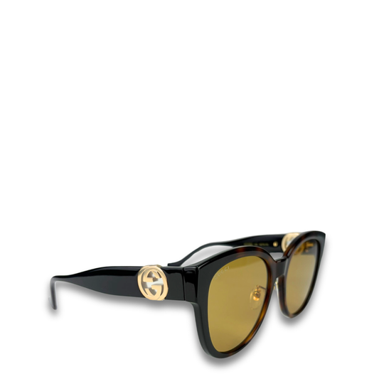 Gucci Gold Chain Sunglasses