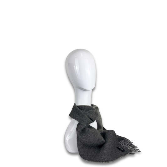 Burberry Grey Wool Scarf