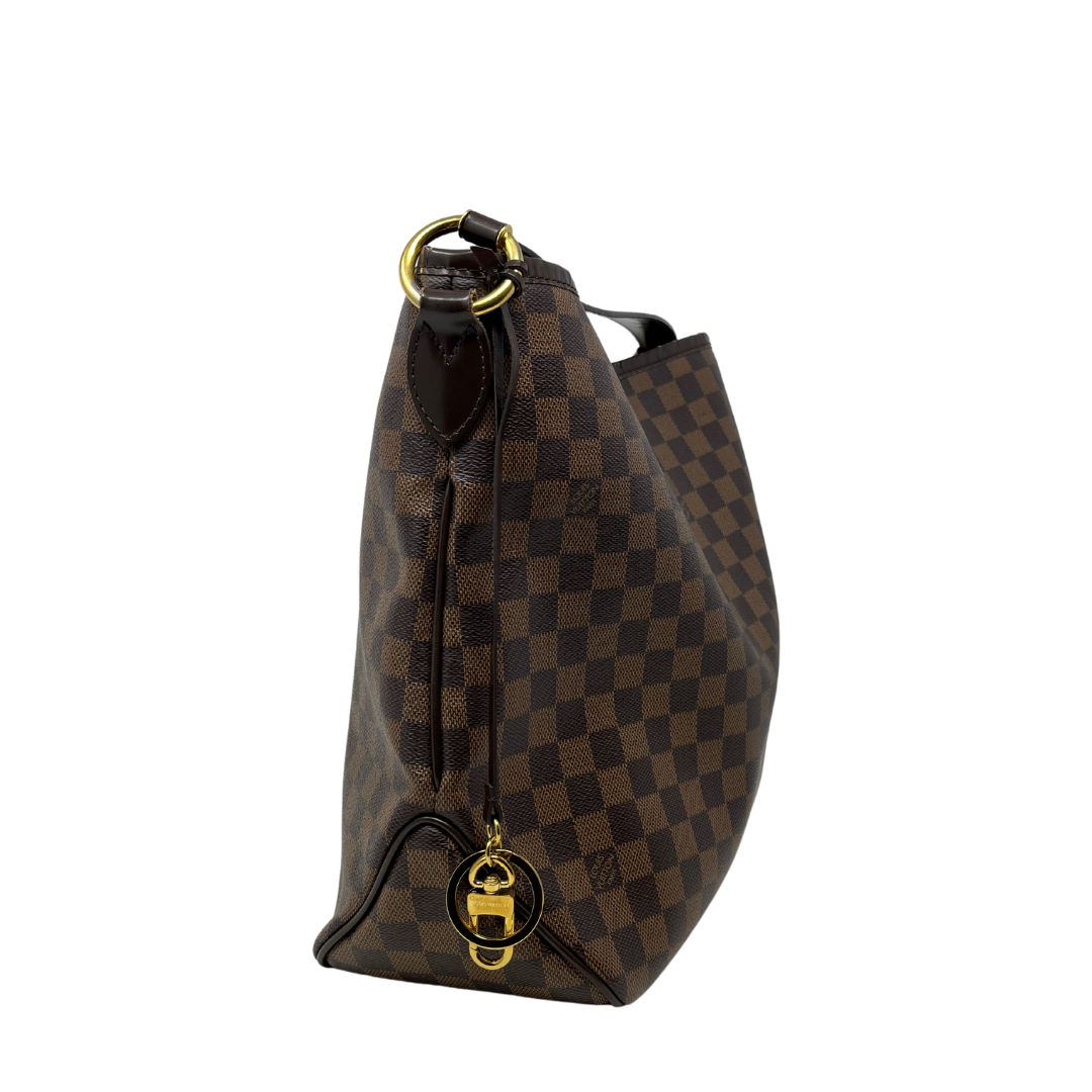 Louis Vuitton Delightful Mm in Damier Ebene, Luxury, Bags