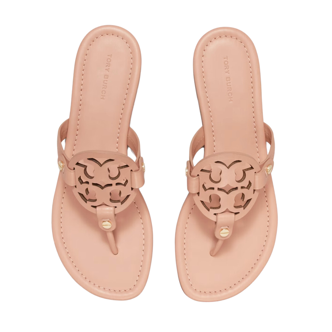 Tory Burch Miller Soft Sandal Light Makeup