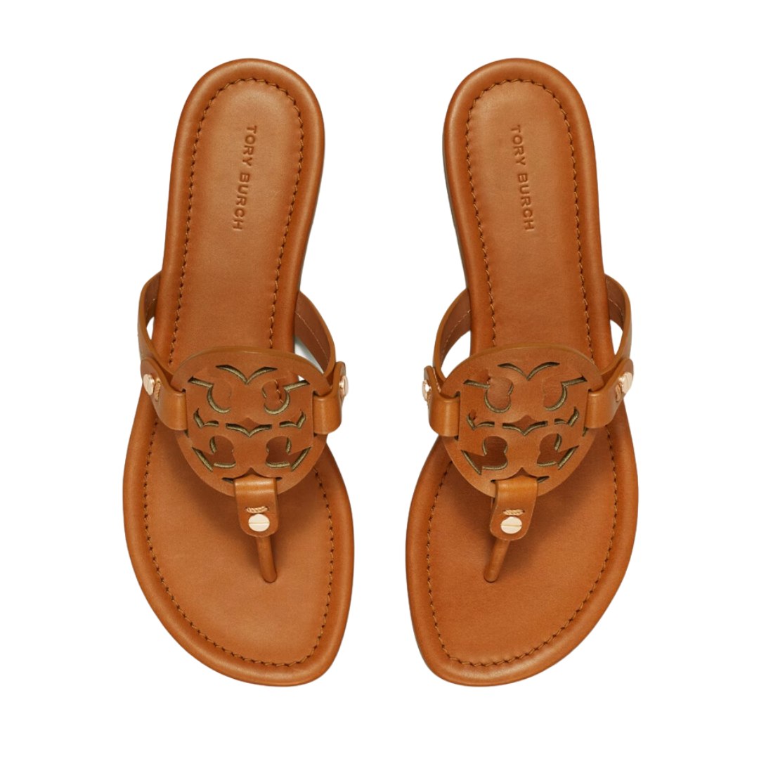 Authenticate tory burch miller 2025 sandals