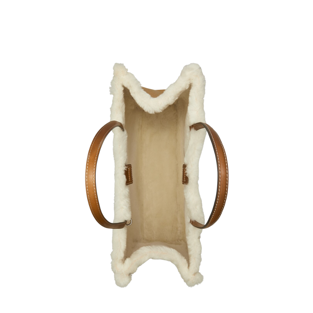 Tory Burch Ella Shearling Tote