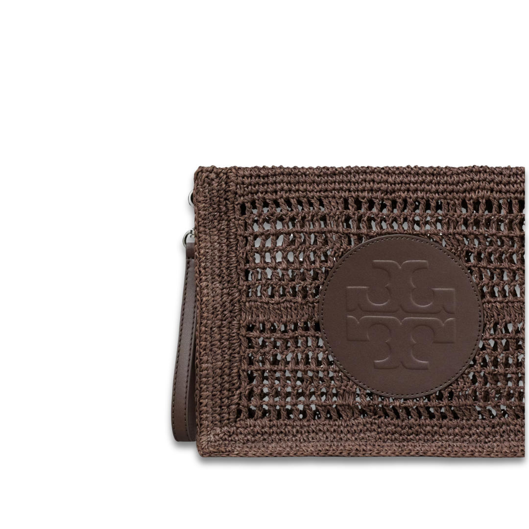 Tory Burch Ella Hand-Crocheted Pouch
