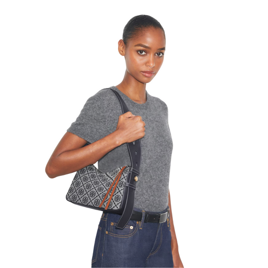 Tory Burch T Monogram Small Romy Shoulder Bag