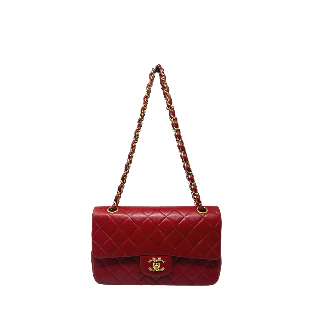 Chanel Red Classic Double Flap Bag - BagButler