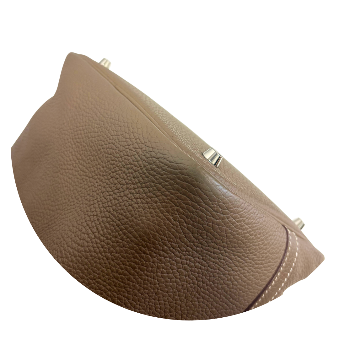 Hermès Etoupe Clemence Picotin 22
