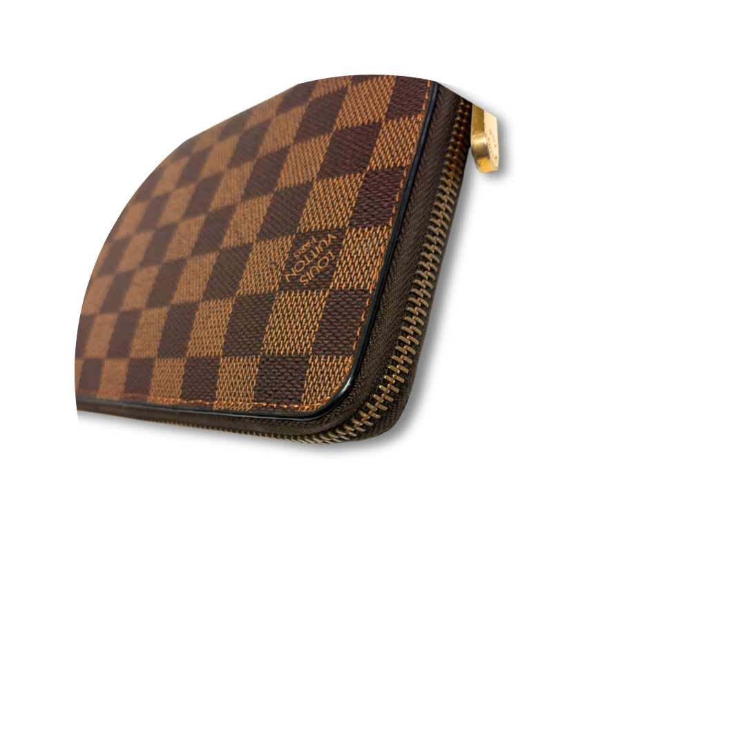 Louis Vuitton Damier Ebene Zippy Organizer Wallet