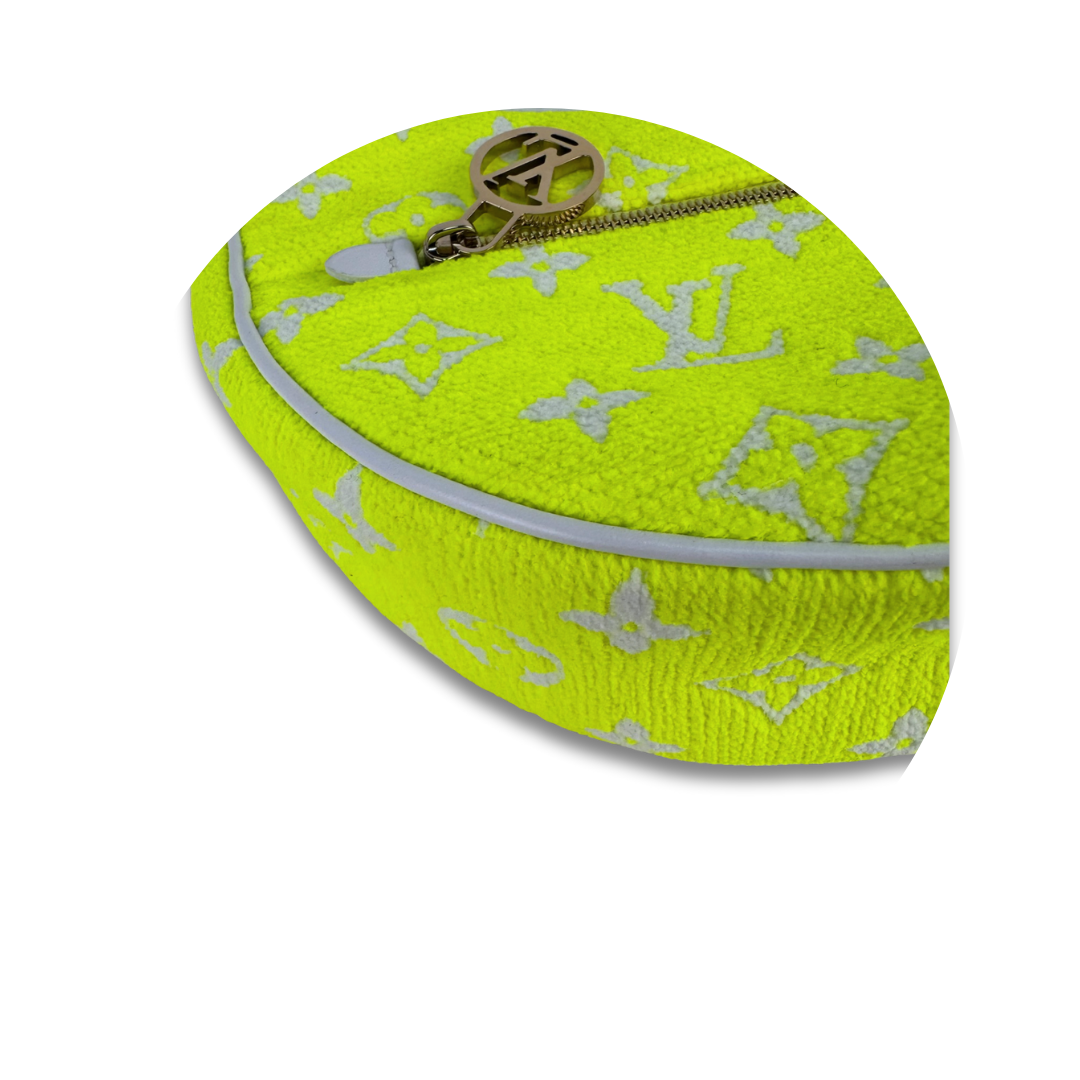 Louis Vuitton Yellow Jacquard Velvet Loop