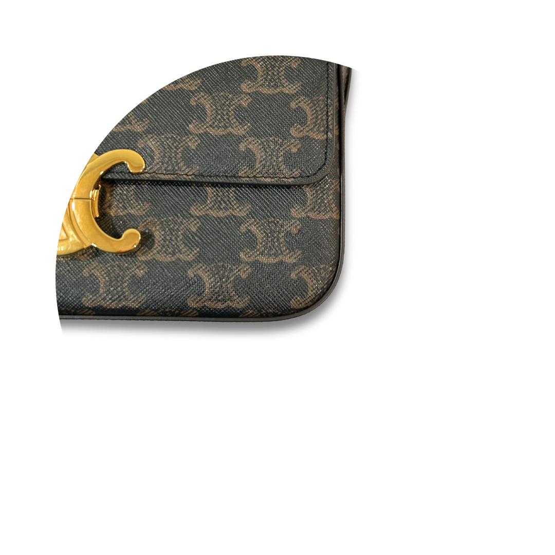 Celine Triomphe Claude Shoulder Bag