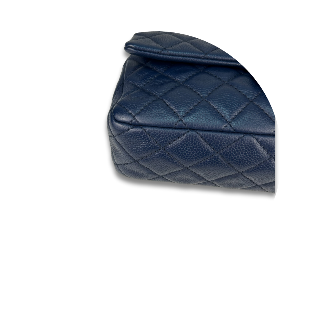 Chanel Blue Caviar Small Double Flap