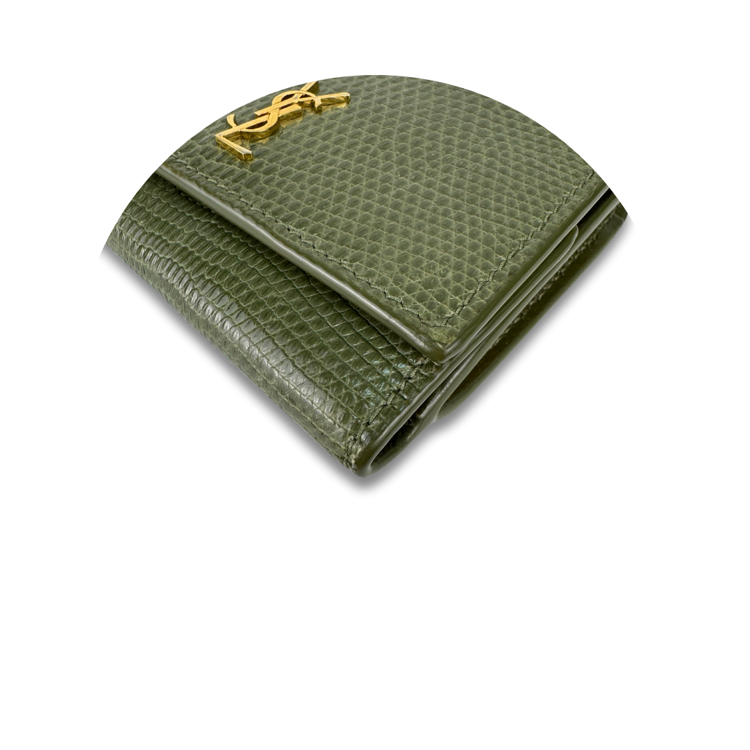 YSL Mini Lizard Belt Wallet