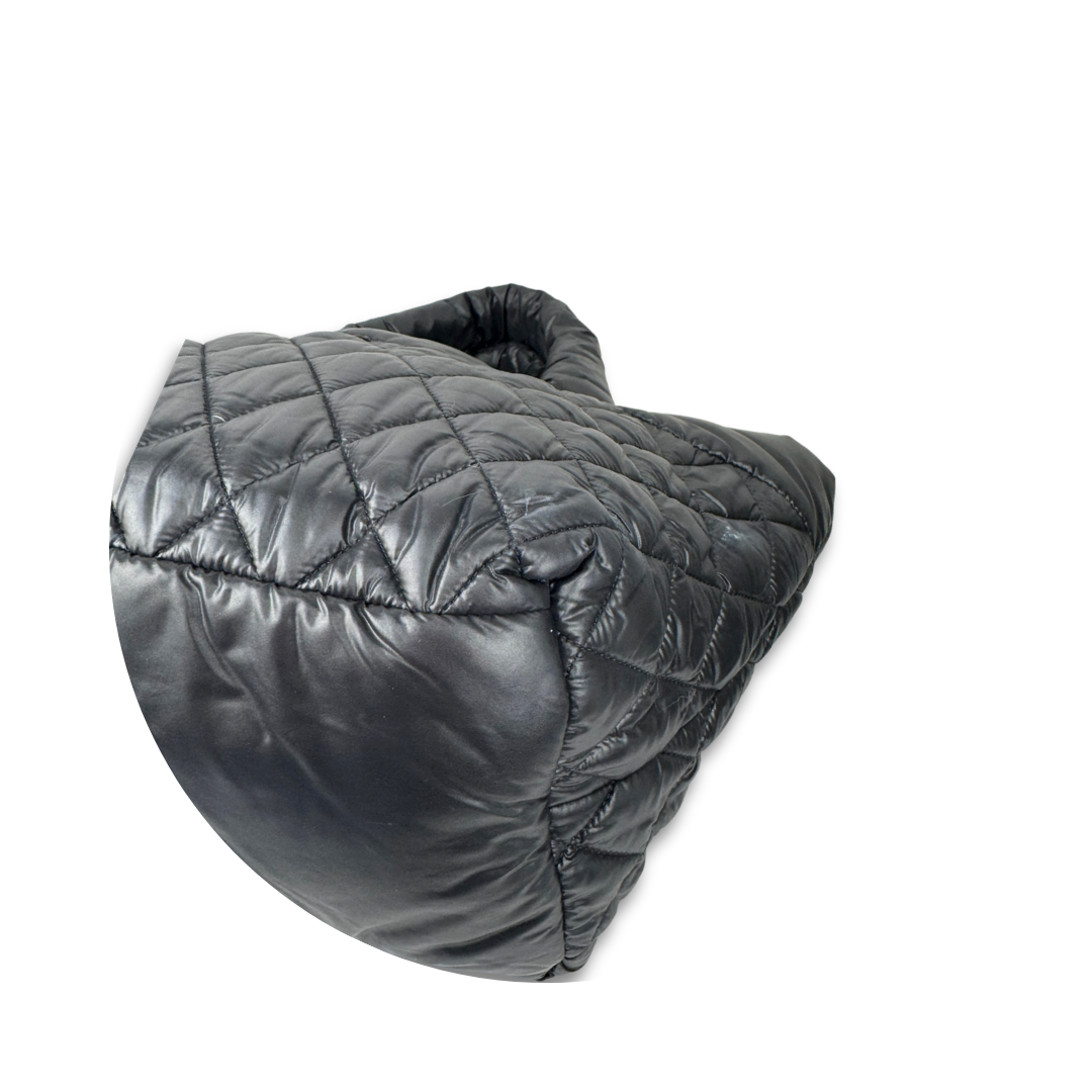Chanel Black Nylon Coco Cocoon Tote