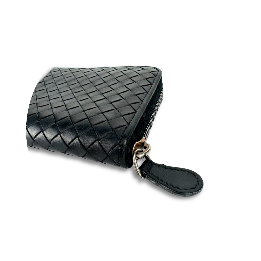 Bottega Veneta Intrecciato Zipper Wallet