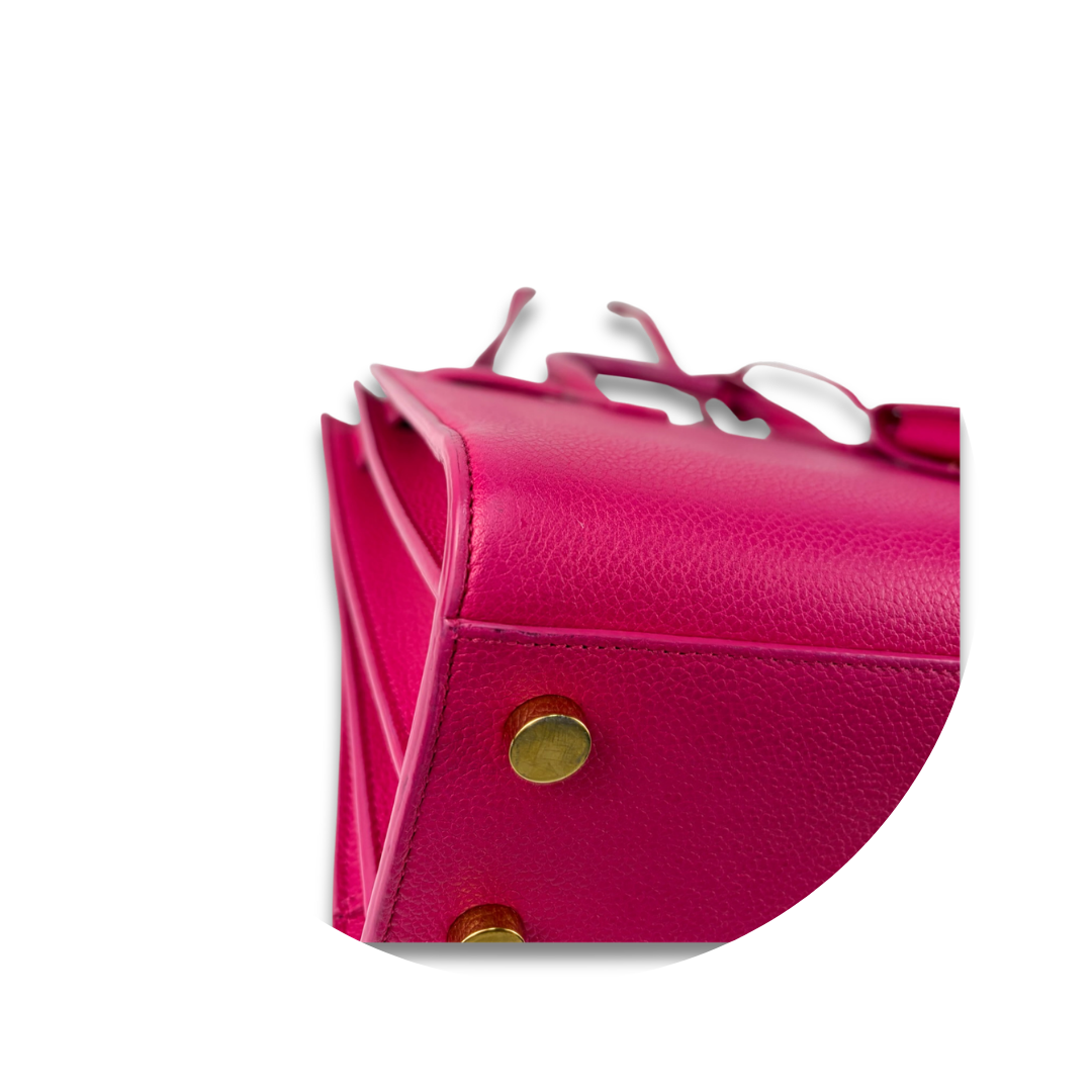 YSL Hot Pink Sac De Jour Nano