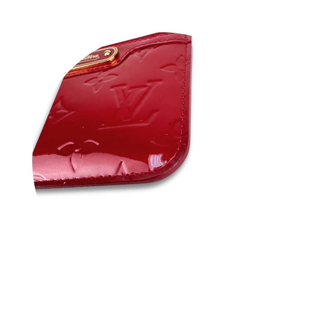 Louis Vuitton Red Vernis Key Pouch