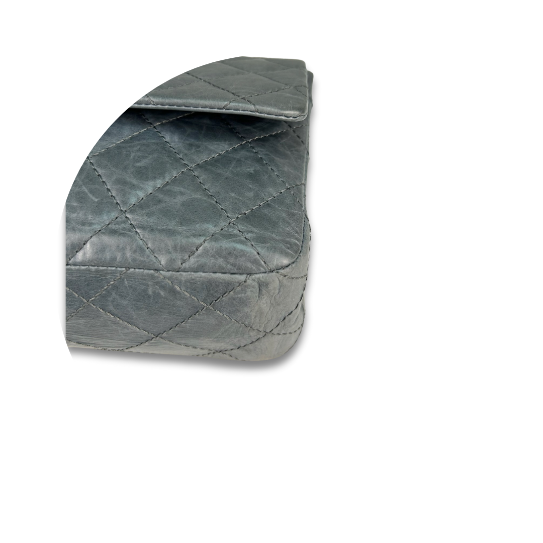 Chanel Grey 2.55 Reissue 227 Double Flap