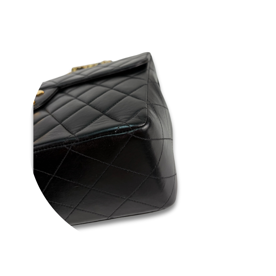 Chanel Vintage Classic XL CC Jumbo Single Flap