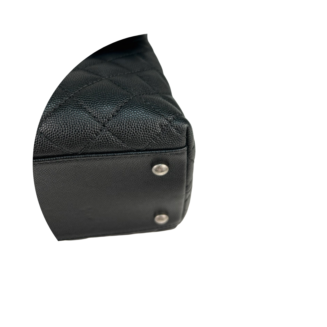 Chanel Medium Lizard Coco Top Handle