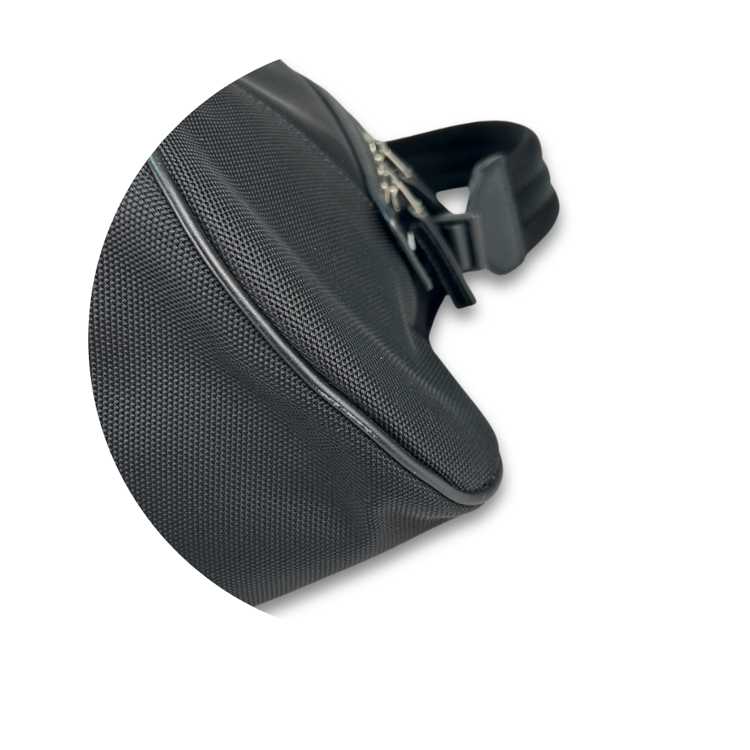 Gucci Black Techno Canvas Web Backpack