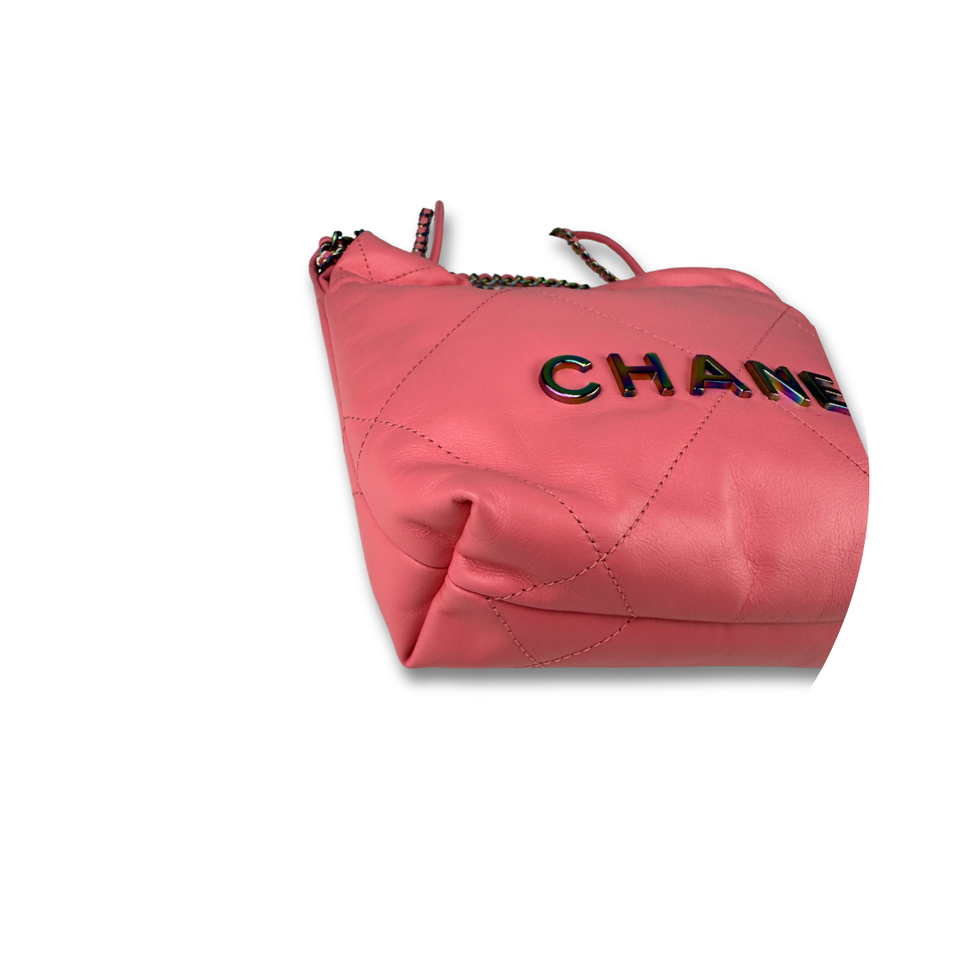 Chanel Rainbow Hardware Mini Chanel 22