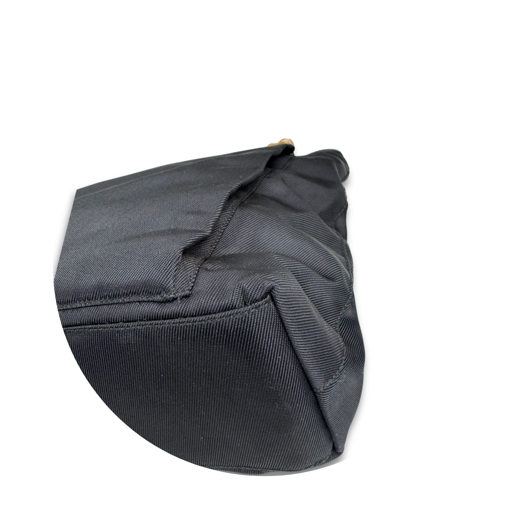 Gucci Nylon Bamboo Two Way Handbag