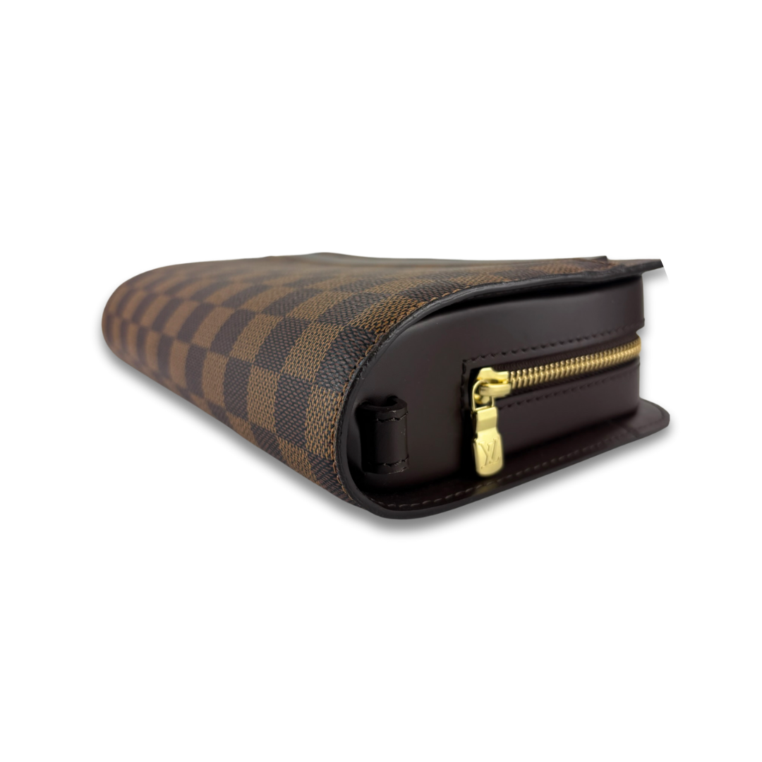 Louis Vuitton Damier Ebene Saint Louis Wristlet Clutch