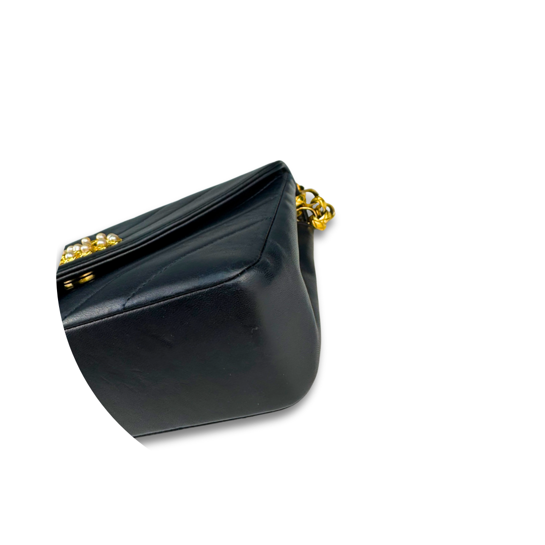 Chanel Chevron Bijoux Mini Flap Bag
