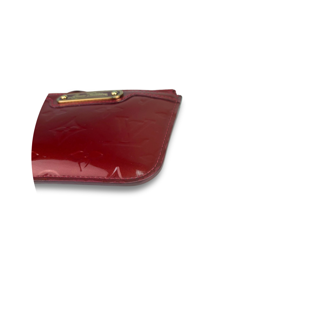 Louis Vuitton Red Vernis Key Pouch