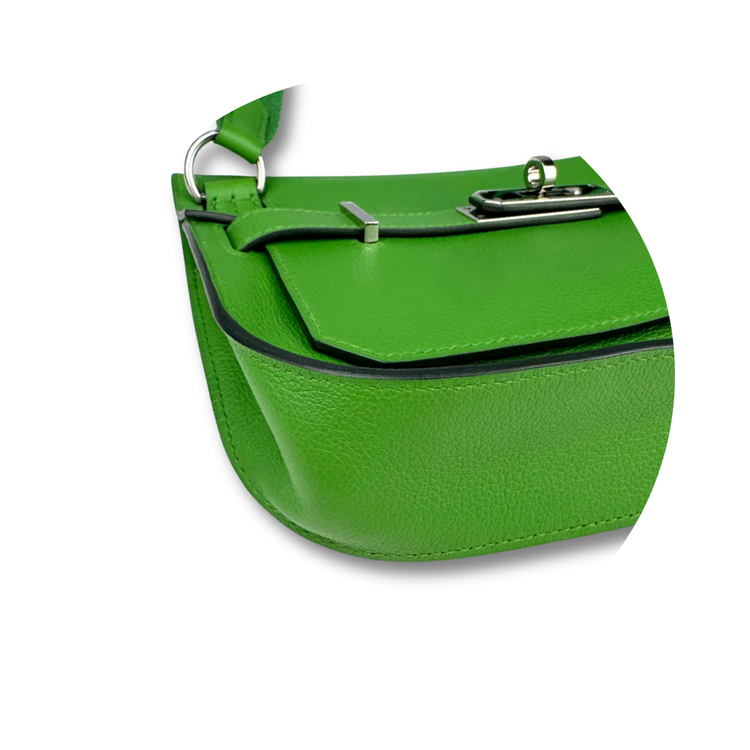Hermès Evercolor Mini Jypsière Vert Yucca