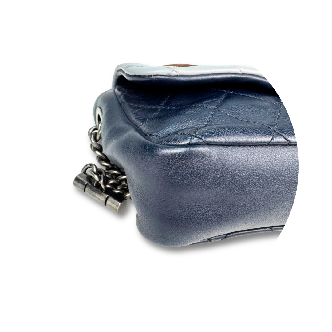 Chanel Tricolor Calfskin Chic Flap Bag