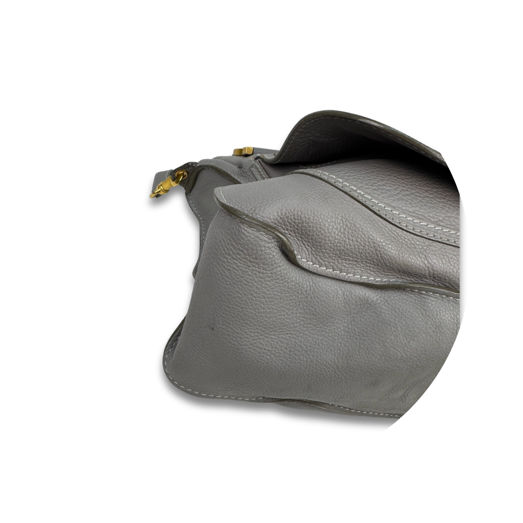 Chloé Grey Medium Marcie Satchel