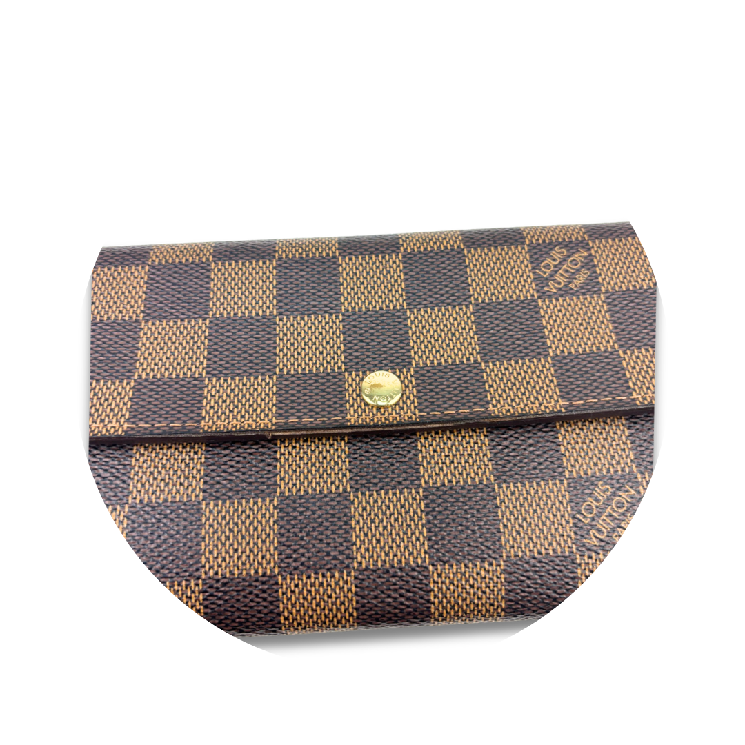 Louis Vuitton Damier Ebene Sarah Wallet
