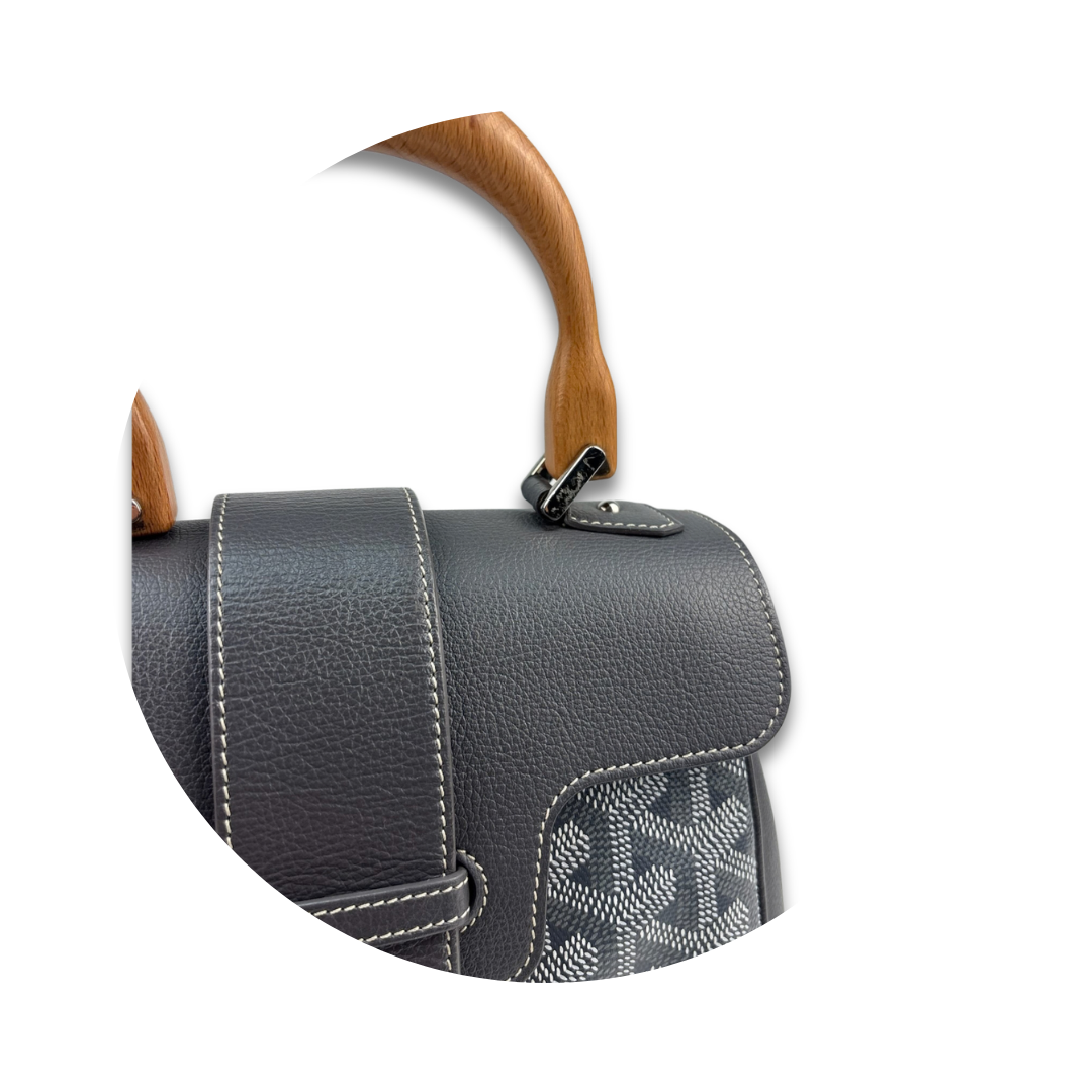 Goyard Grey Mini Saigon Top Handle