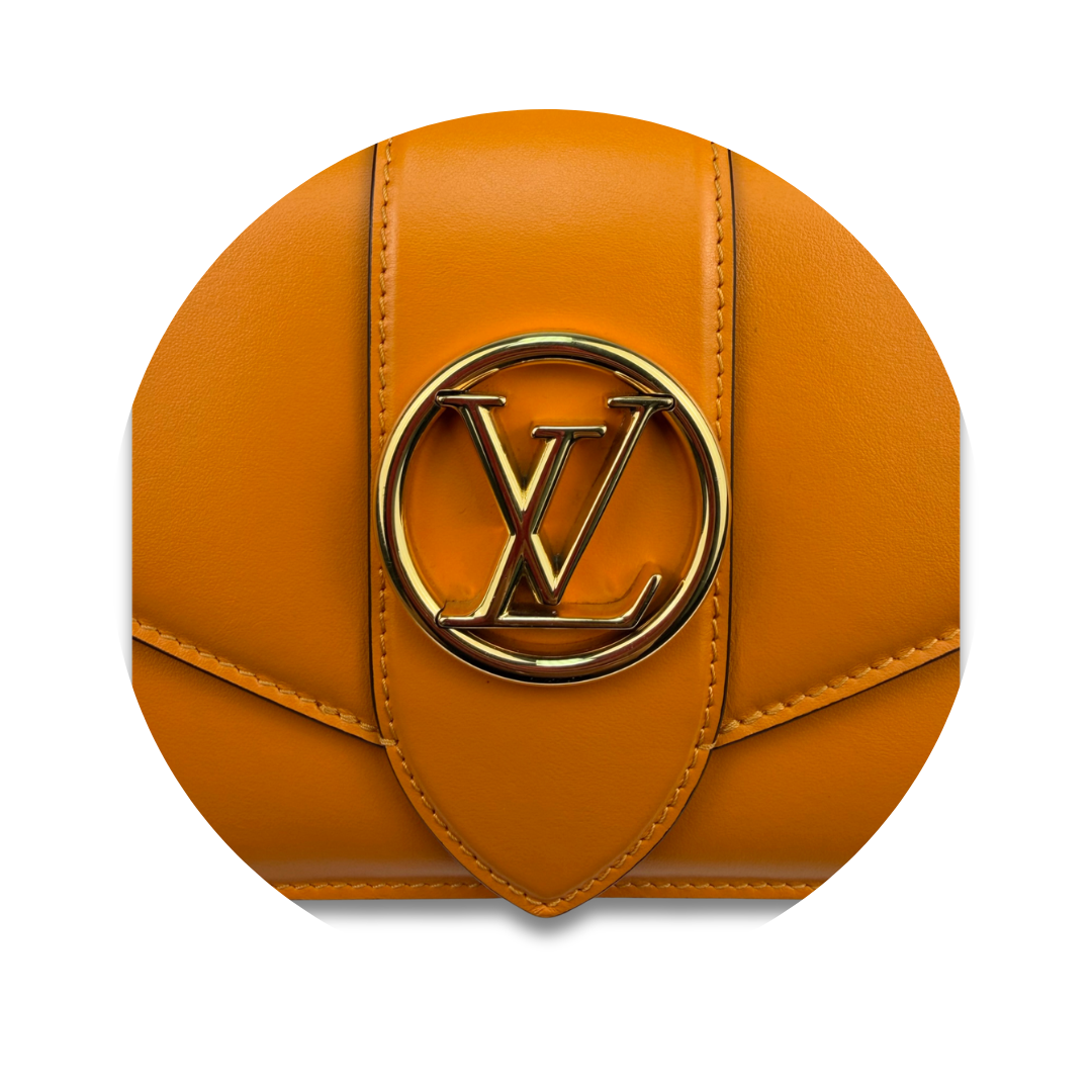 Louis Vuitton Orange Pont 9 Flap Bag