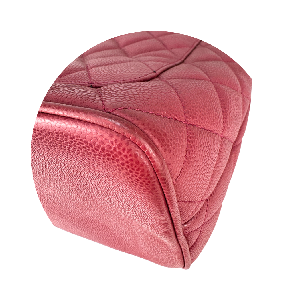 Chanel Pink Caviar Medallion Tote