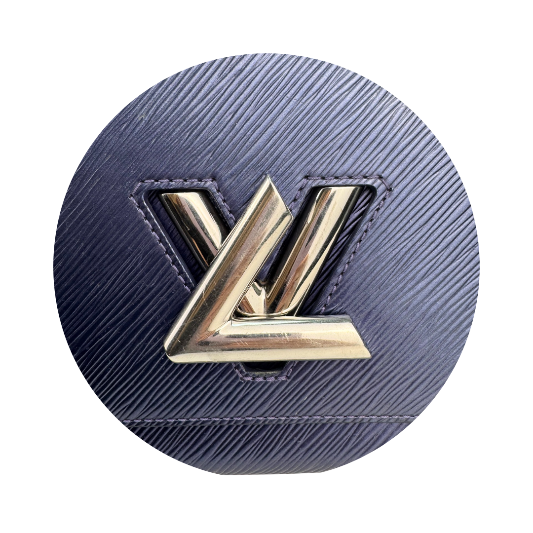 Louis Vuitton Navy Epi Leather Twist MM