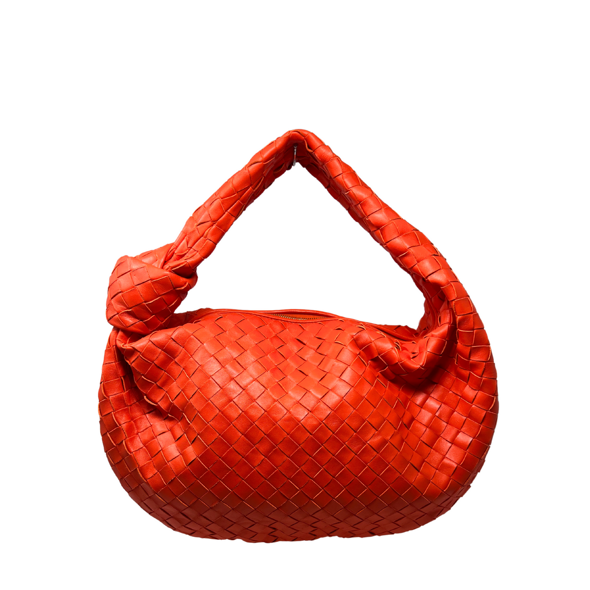 Bottega Veneta Small Orange Jodie Lola Saratoga