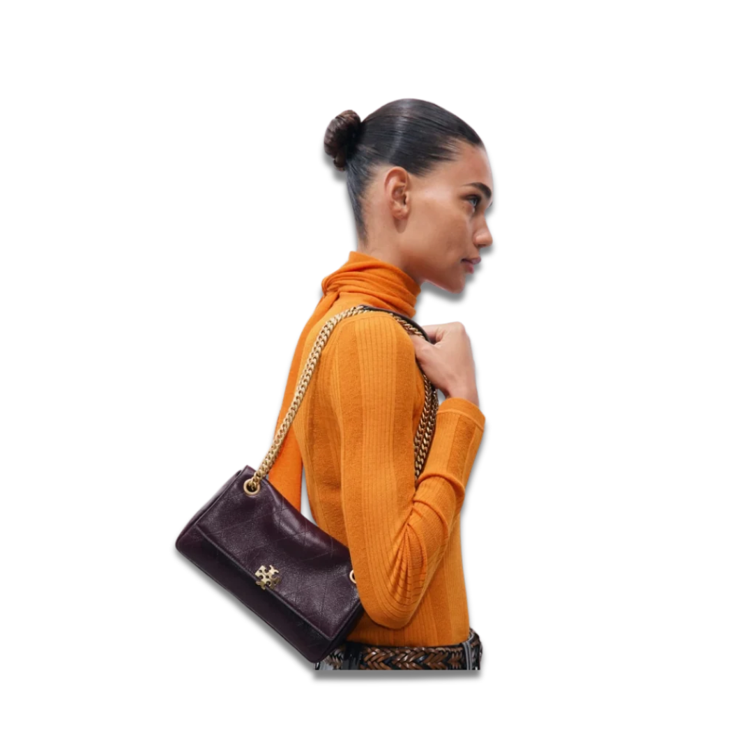 Tory Burch Charlie Quilted Small Shoulder Bag
