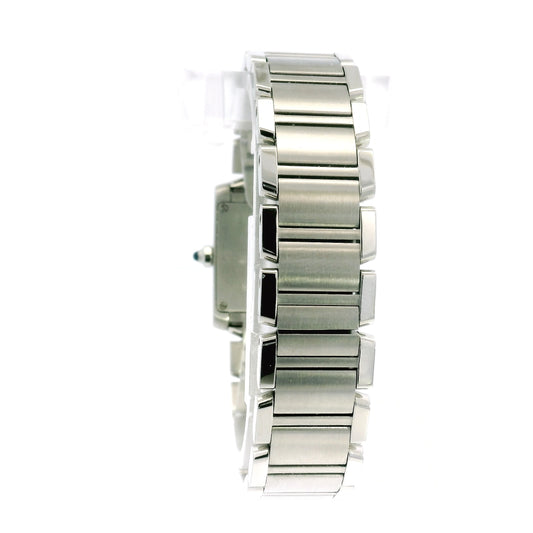 Cartier 20mm Stainless Steel Tank Française Watch