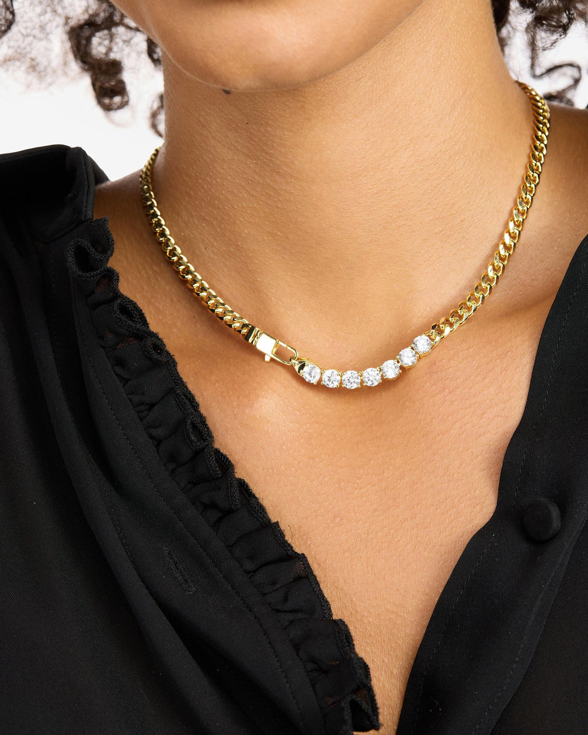 Melinda Maria Baby Julian Loves Diamonds Necklace