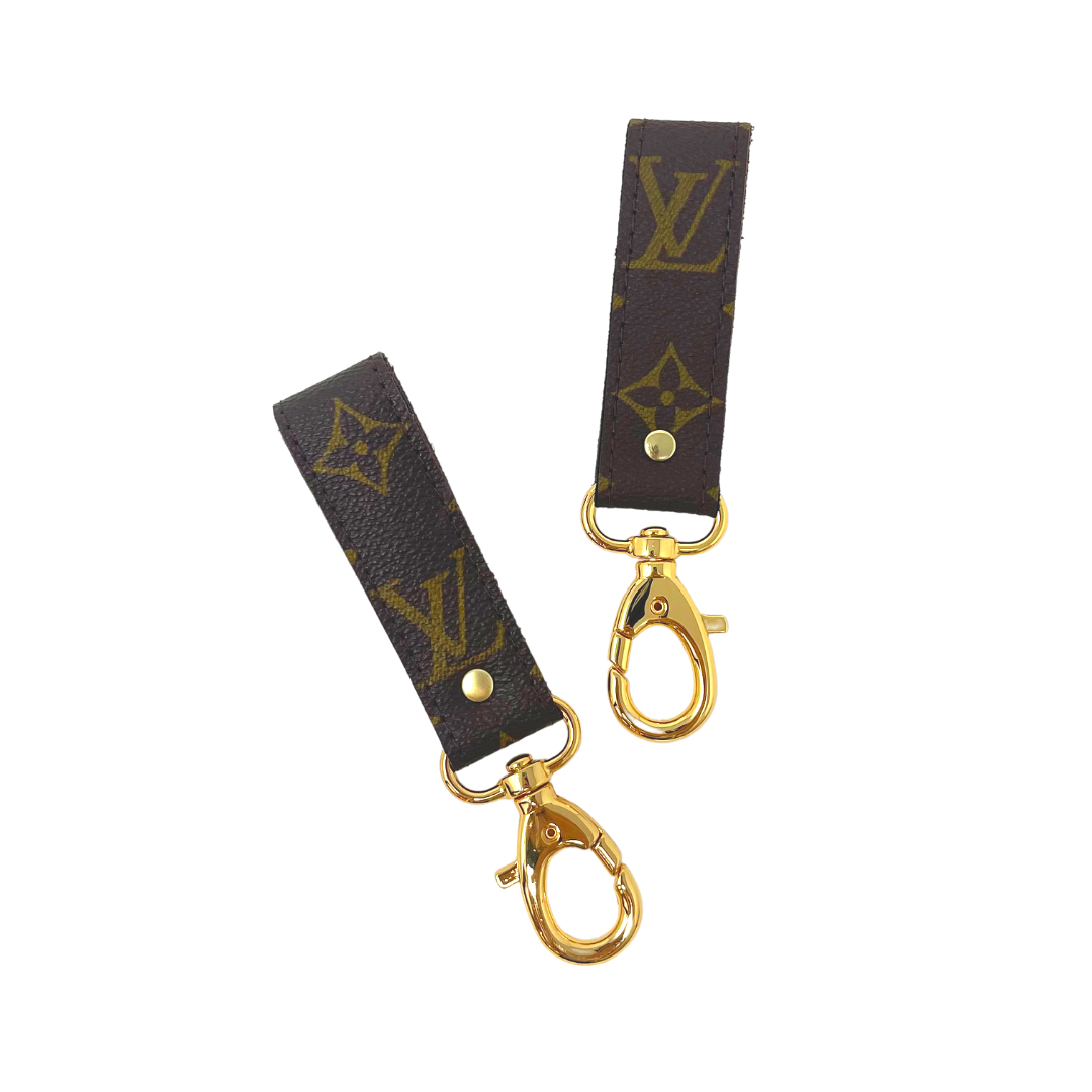 Repurposed Louis Vuitton Leather Key Chain – N.Kluger Designs