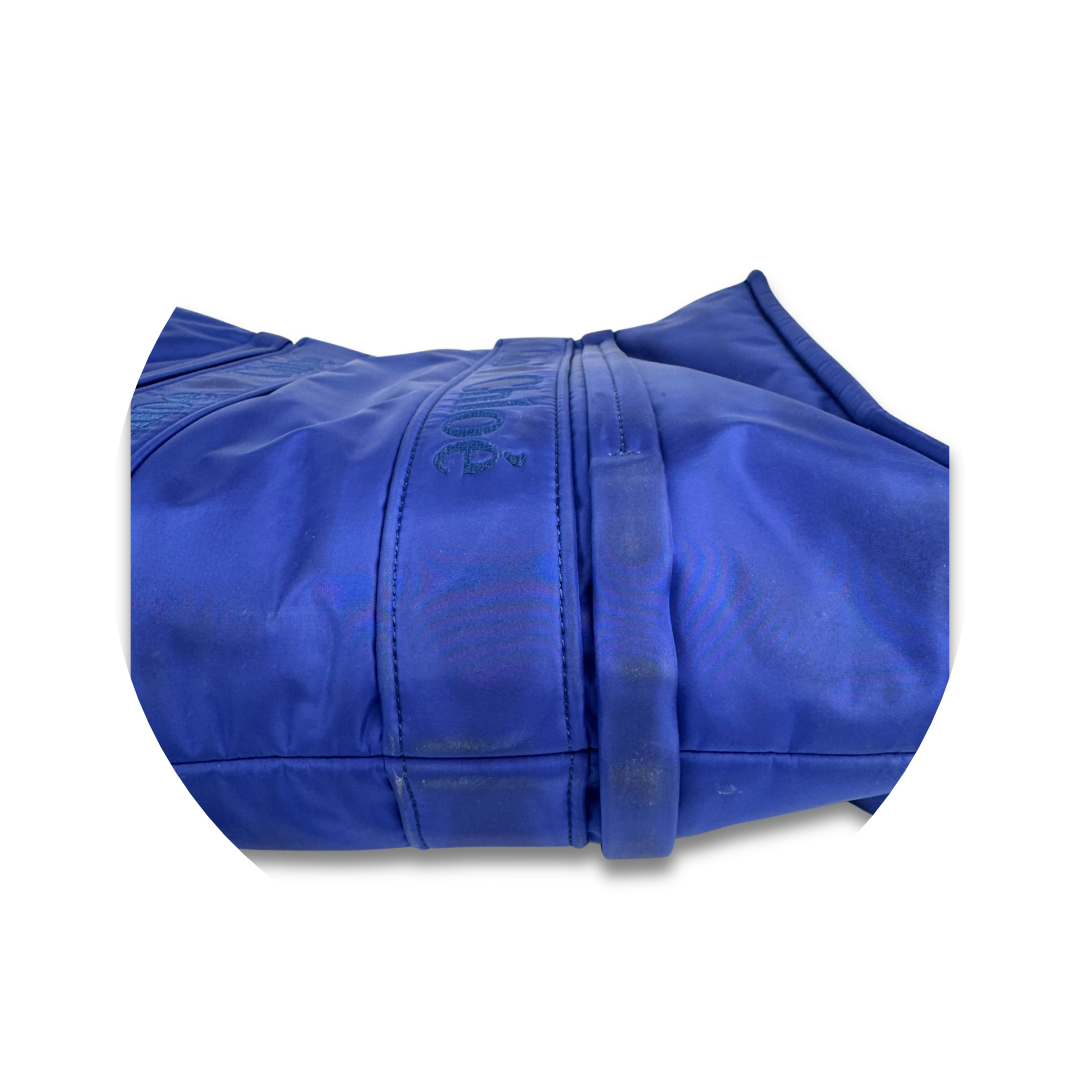 Chloe Blue Nylon Woody Tote